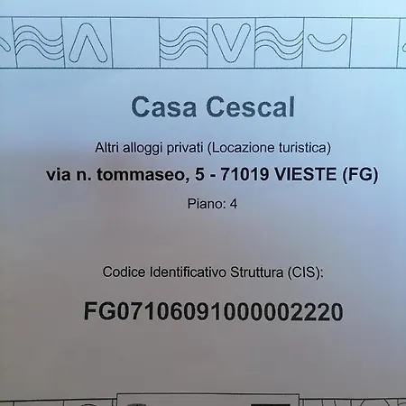 Casa Cescal アパート ヴィエステ